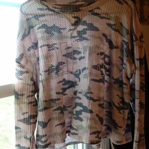 Victoria's Secret waffle crop top